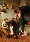 unknow artist A Helping Hand 1884 Germany oil painting artist